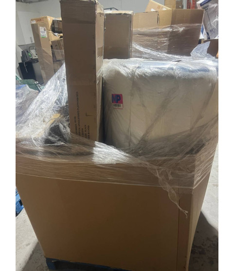 1 Pallet - 28 Pcs - Bassinet, Table Lamp, Console Table - Condition: Brand New or Like New - Customer Returns - Major Retailer MSRP $5,424