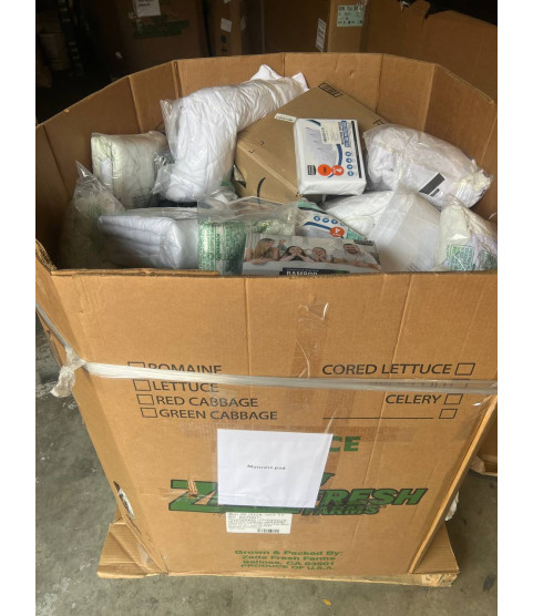 1 Pallet - 21 Pcs - Mattresses, Office, Microwaves, TV Stands, Wall Mounts & Entertainment Centers - Visually inspected, Good/Functional