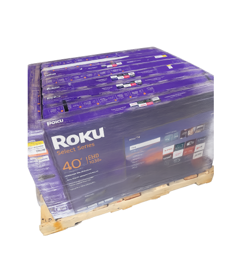 1 Pallet Liquidation Pallet – Roku TVs - Condition: Customer returns