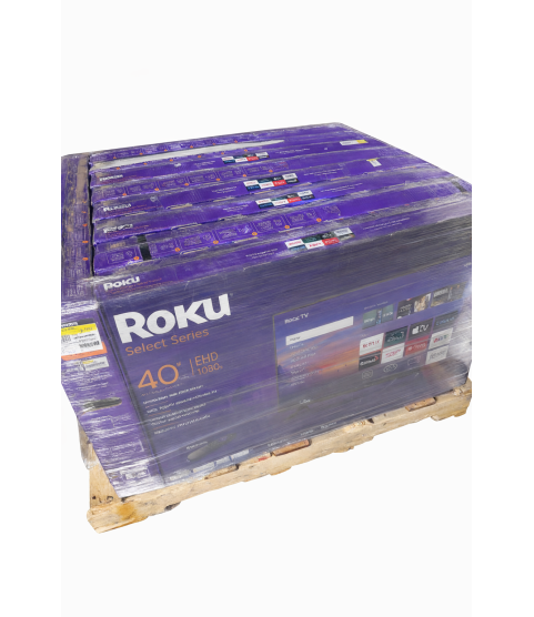 1 Pallet Liquidation Pallet – Roku TVs - Condition: Customer returns